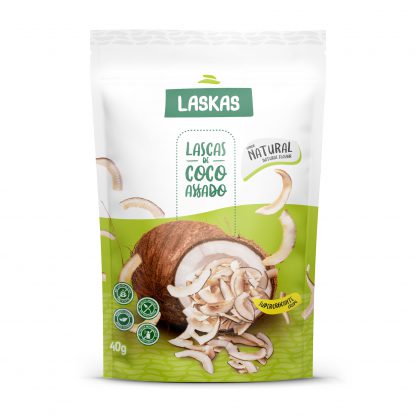 Lascas de coco assado sabor natural (12 un)